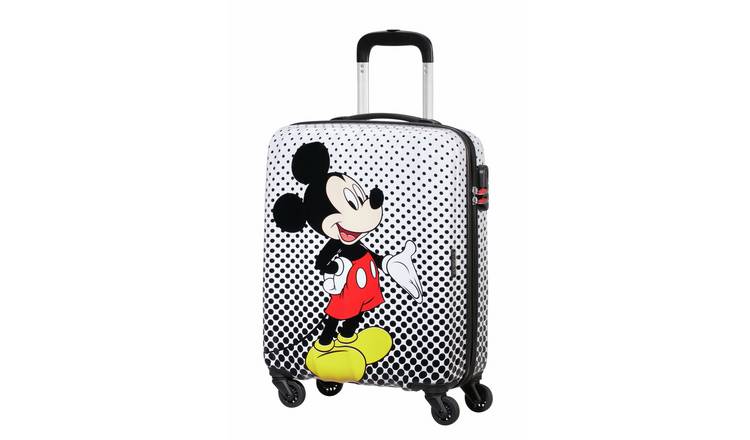 American Tourister Disney Mickey Mouse Polka Dot 4 Wheel Hard Suitcase - 55cm