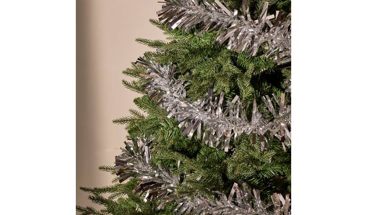 Argos Home Silver Christmas Tinsel