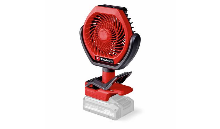 Einhell GC-CF 18/110 Li-Solo Red and Black Desk Fan - 4 Inch