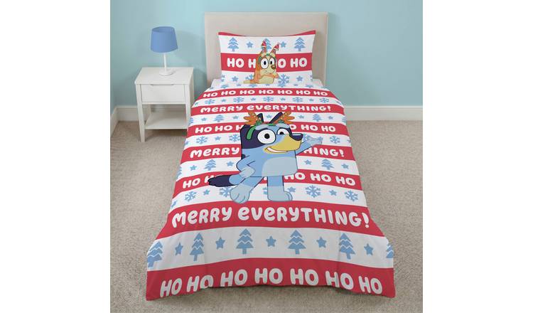 Bluey Kids Snowy Red Bedding Set - Toddler
