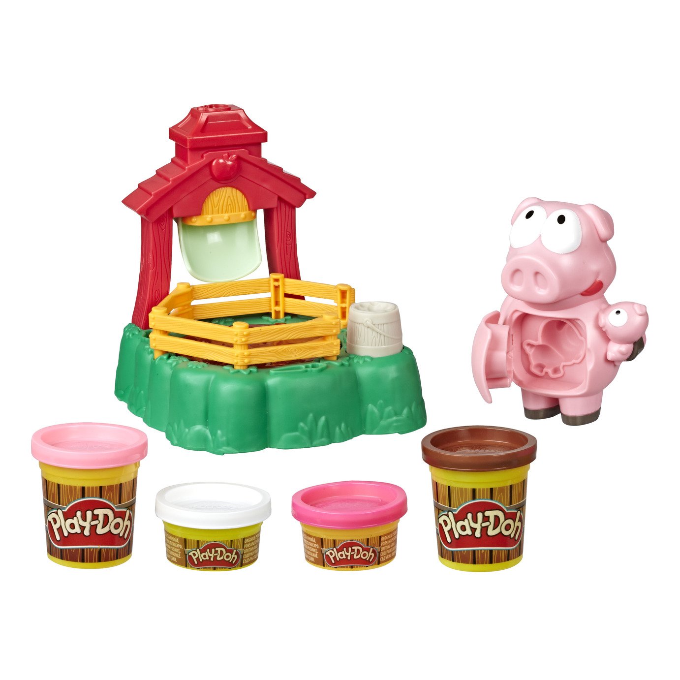 Play-Doh Animal, Pigsley and her Splashin' Pigs Farm Playset Review