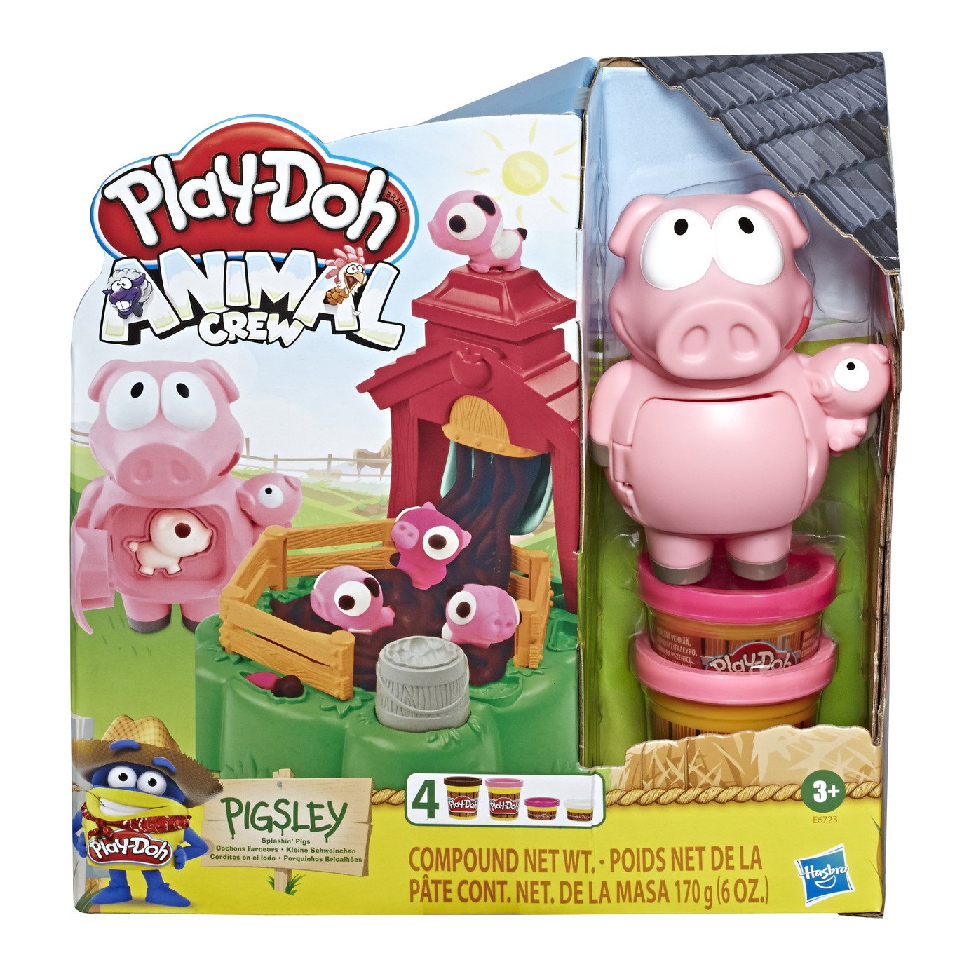 Play-Doh Animal, Pigsley and her Splashin' Pigs Farm Playset Review