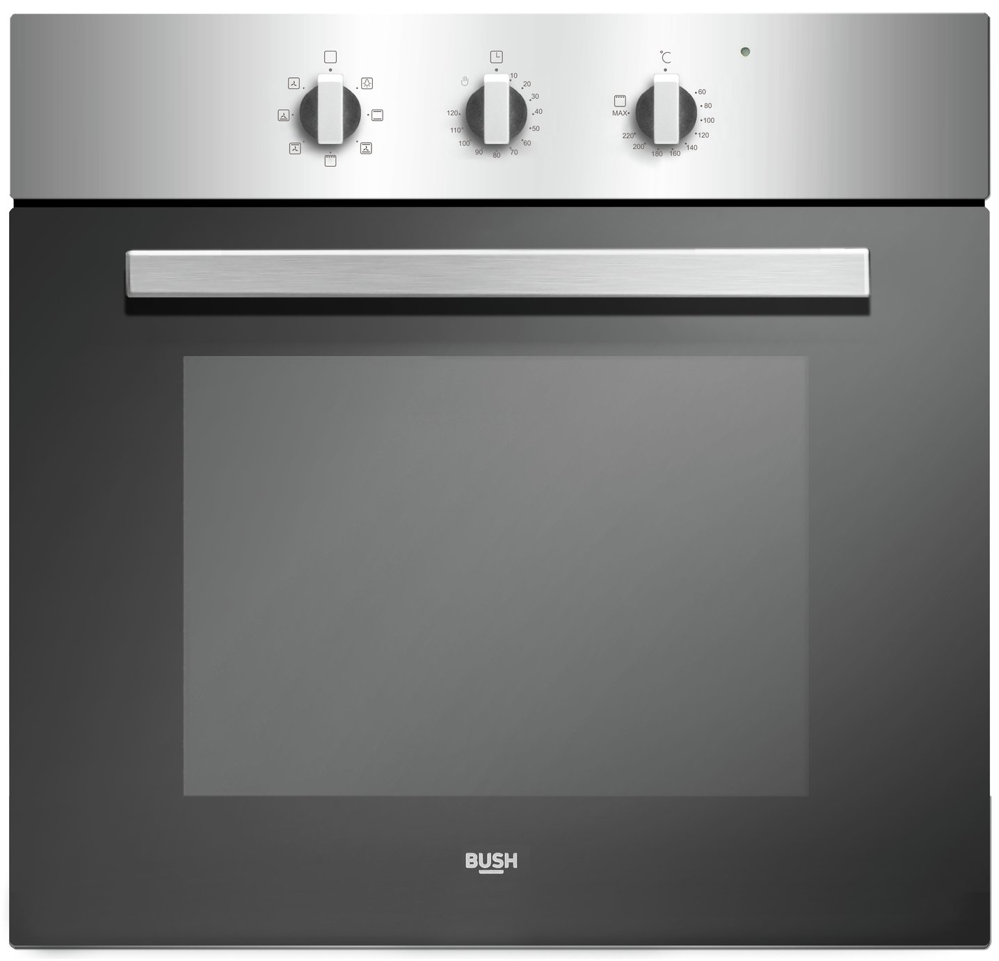 Bush BIBFOSAX Built In Single Electric Oven - Silver