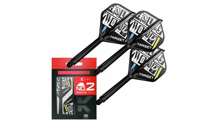 Target Chris Dobey K-Flex Dart Flights and Shafts - Medium
