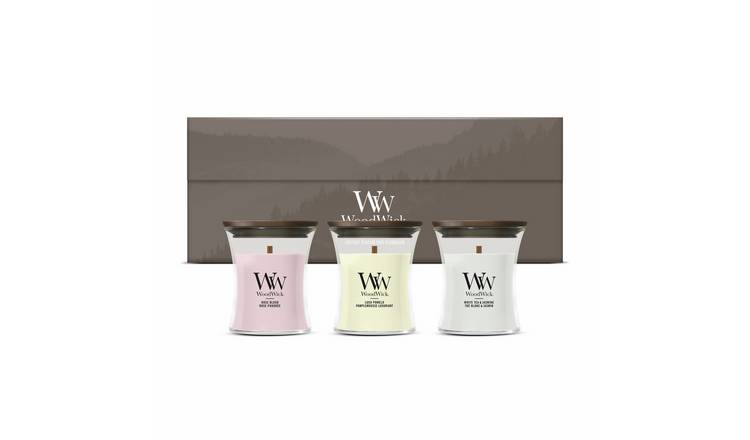 WoodWick Floral Mini Pack of 3 Candle Gift Set