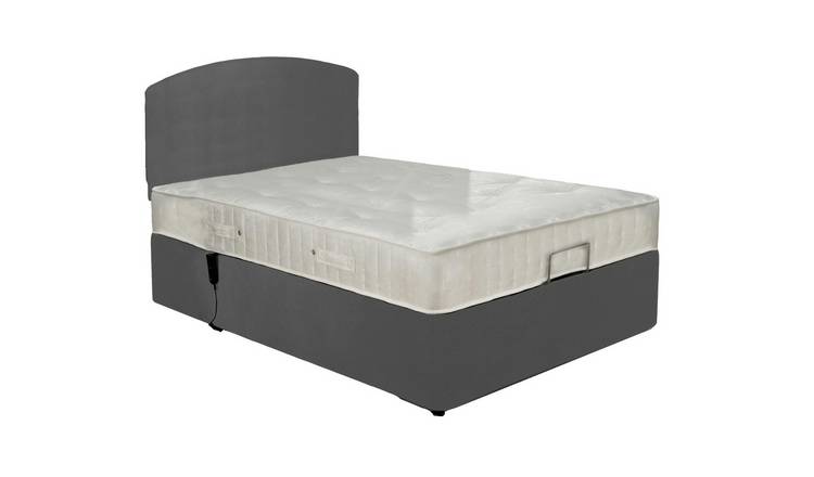 MiBed Berrington Adjustable Double Bed Frame with Guard