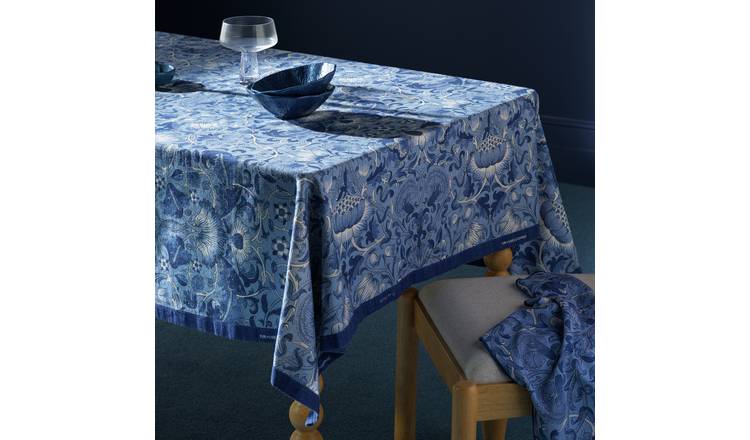 Habitat x Morris & Co. Inky Table Cloth - Blue