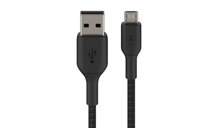 Belkin Braided USB-A to Micro USB 1m Cable - Black