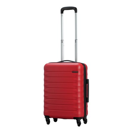 Featherstone 4 Wheel Hard Cabin-Sized Suitcase - Red