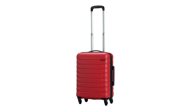 Buy Featherstone 4 Wheel Hard Cabin-Sized Suitcase - Red | Suitcases ...
