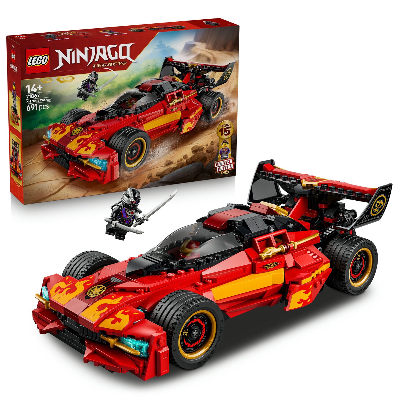 Buy LEGO NINJAGO X-1 Ninja Charger 15th Anniversary Set 71867