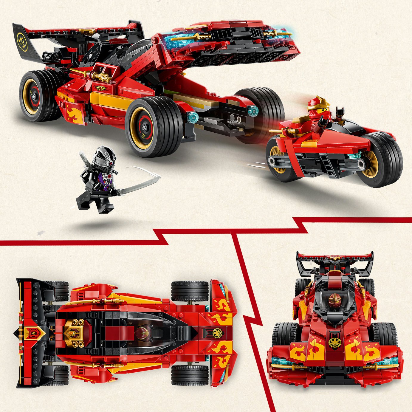 Buy LEGO NINJAGO X-1 Ninja Charger 15th Anniversary Set 71867