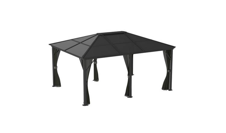 Sojag Meridien 3.7m x 4.9m Garden Gazebo - Grey