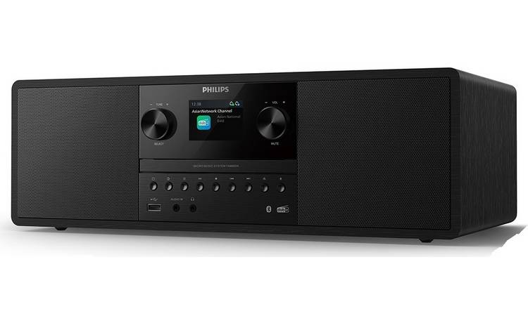 Philips TAM6500 Micro system with CD and Bluetooth- Black