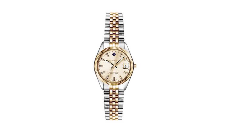 Gant Sussex Mini Ladies Gold Dial Two Tone Bracelet Watch