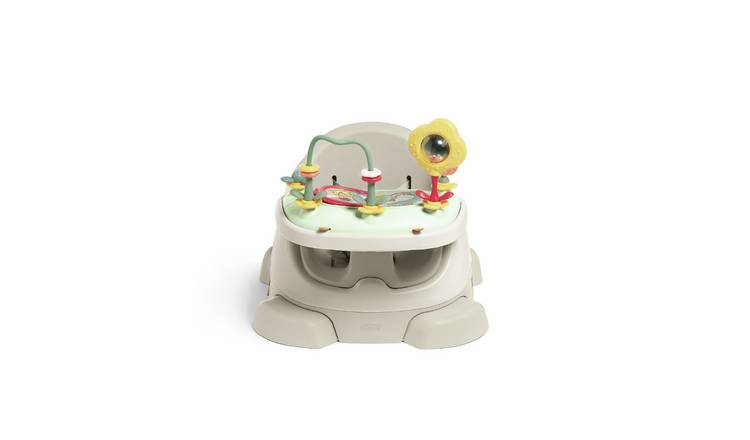 Mamas & Papas 3-in-1 Baby Floor And Booster Seat with Tray- Clay