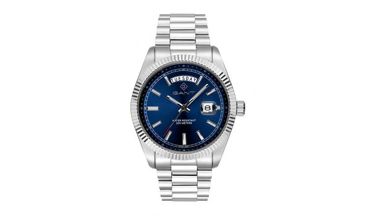 Gant Fairfax Wide Men's Blue Dial Stainless Steel Bracelet Watch
