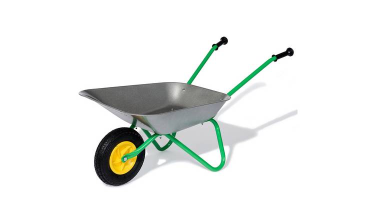Rolly Kids Metal Wheelbarrow with Air Tyre