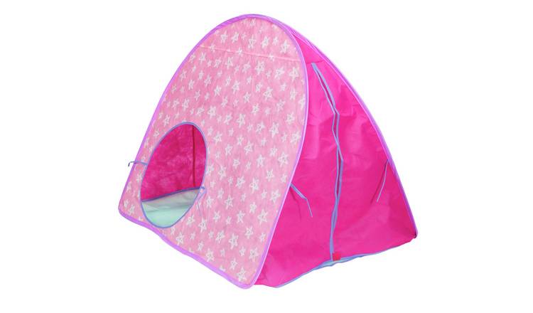 Chad Valley Pink Stars Pop Up Play Tent