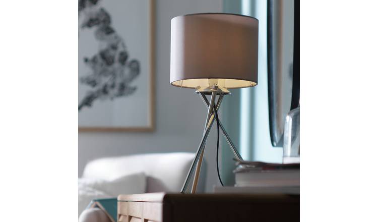 Argos grey deals table lamp