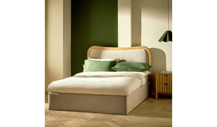 Habitat Farrah End Lift Double Ottoman Bed - Natural