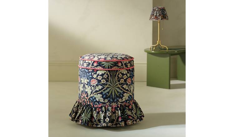 Habitat x Morris & Co. Fabric Footstool