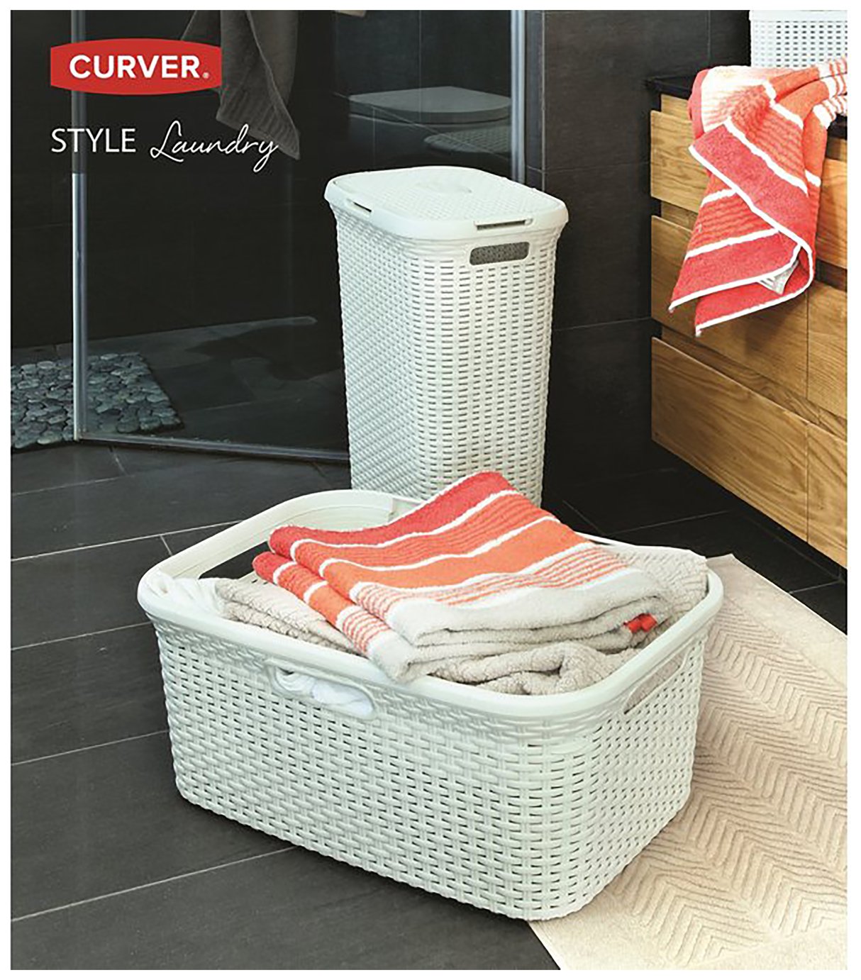 Curver 40 Litre Rattan Hamper Reviews
