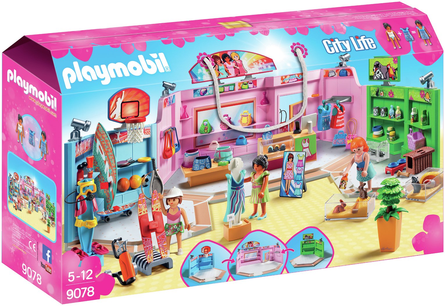 Playmobil 9078 City Life Shopping Plaza