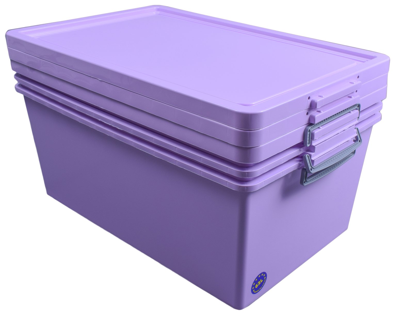 Really Useful 62 Litre Purple Nesting Boxes