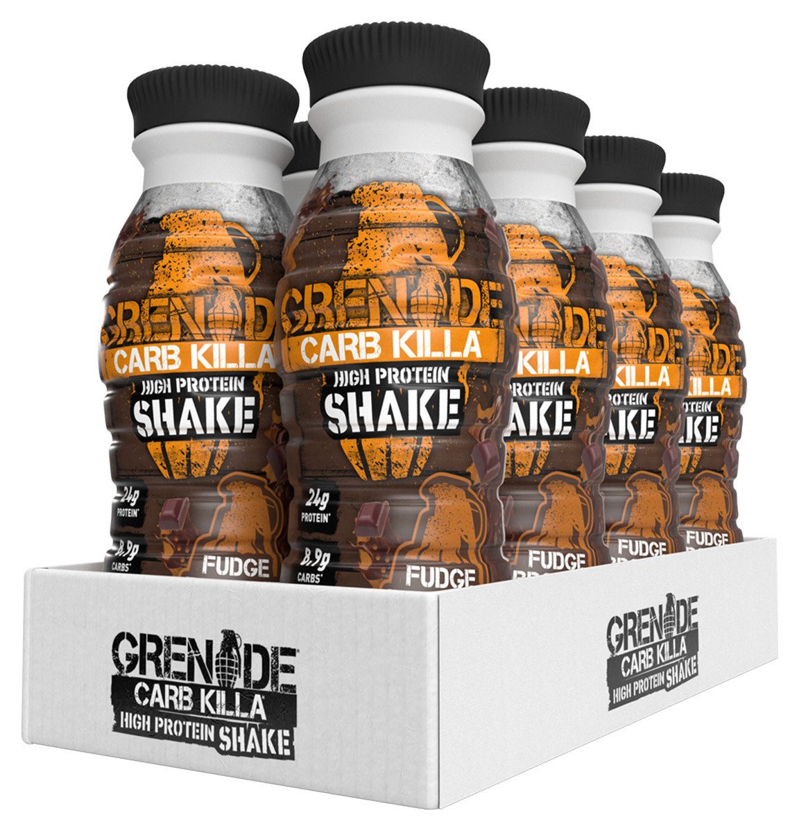 Grenade Carb Killa Fudge Brownie Protein Shake - 8 x 330ml
