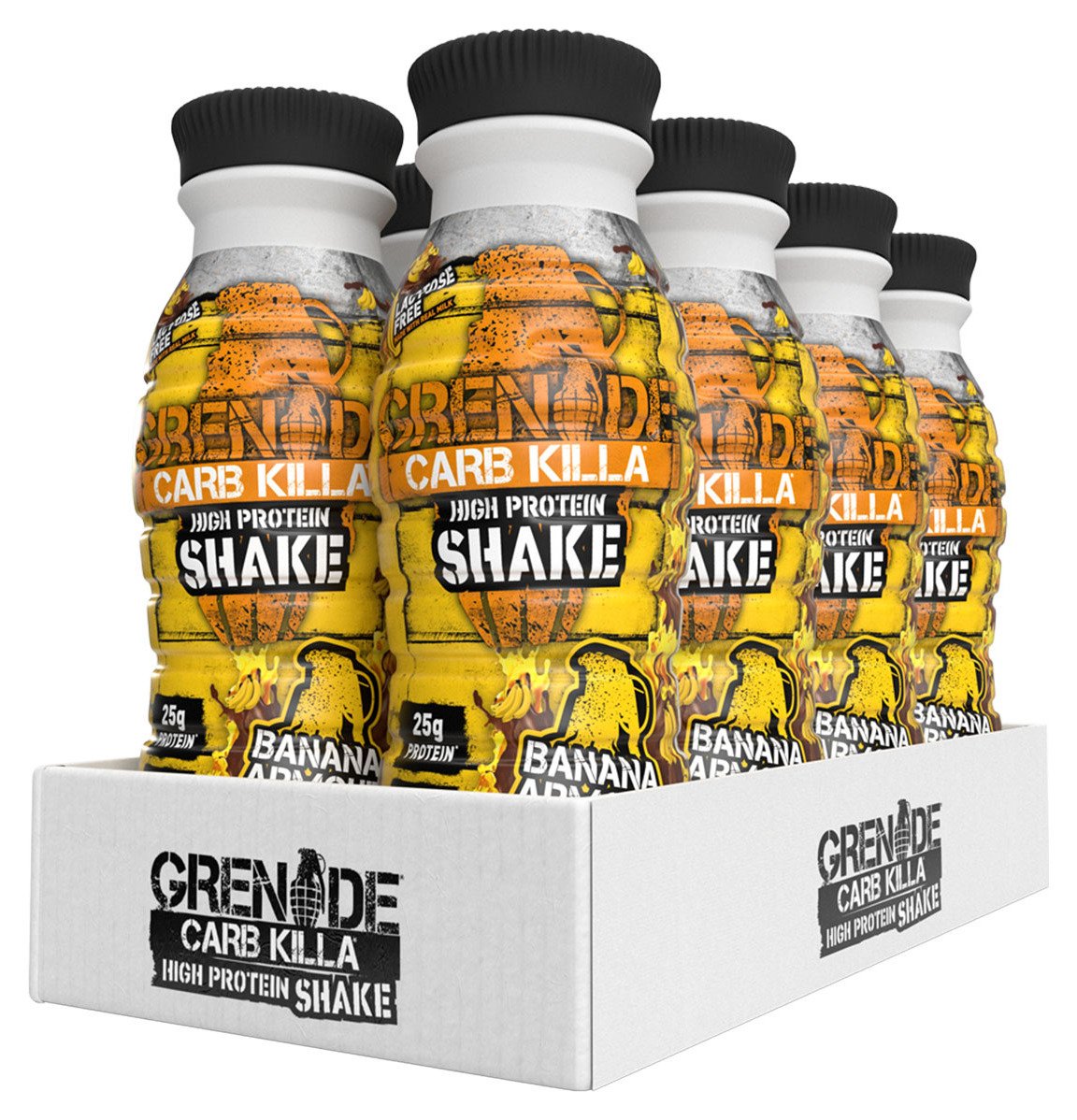 Grenade Carb Killa Banana Armour Protein Shake - 8 x 330ml