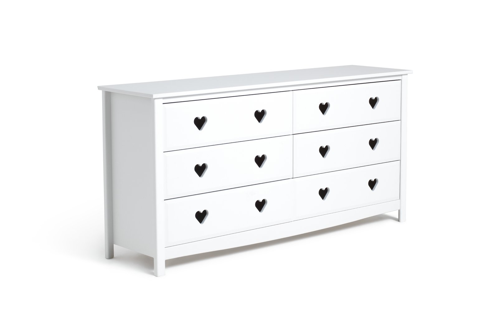 Argos Home Mia 3 3 Drawer Chest - White