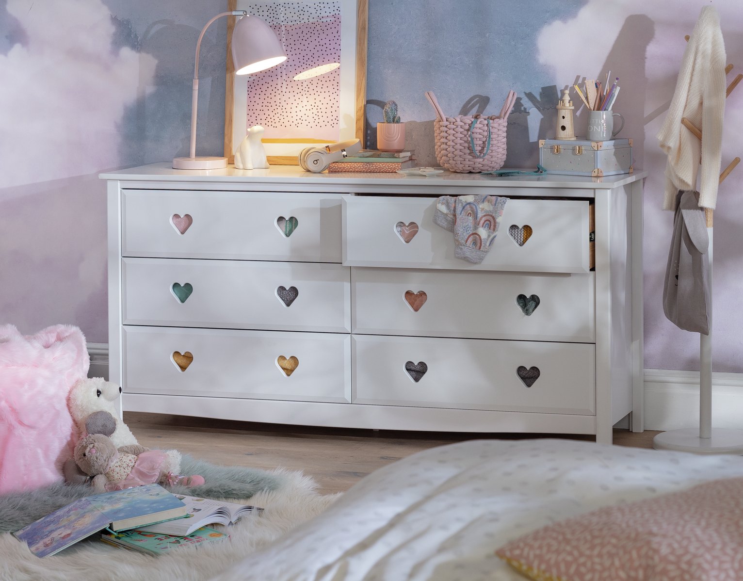 Argos Home Mia White 3+3 Chest of Drawers Reviews