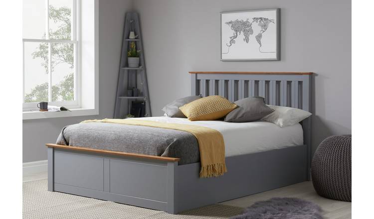 Birlea phoenix ottoman grey store ottoman bed