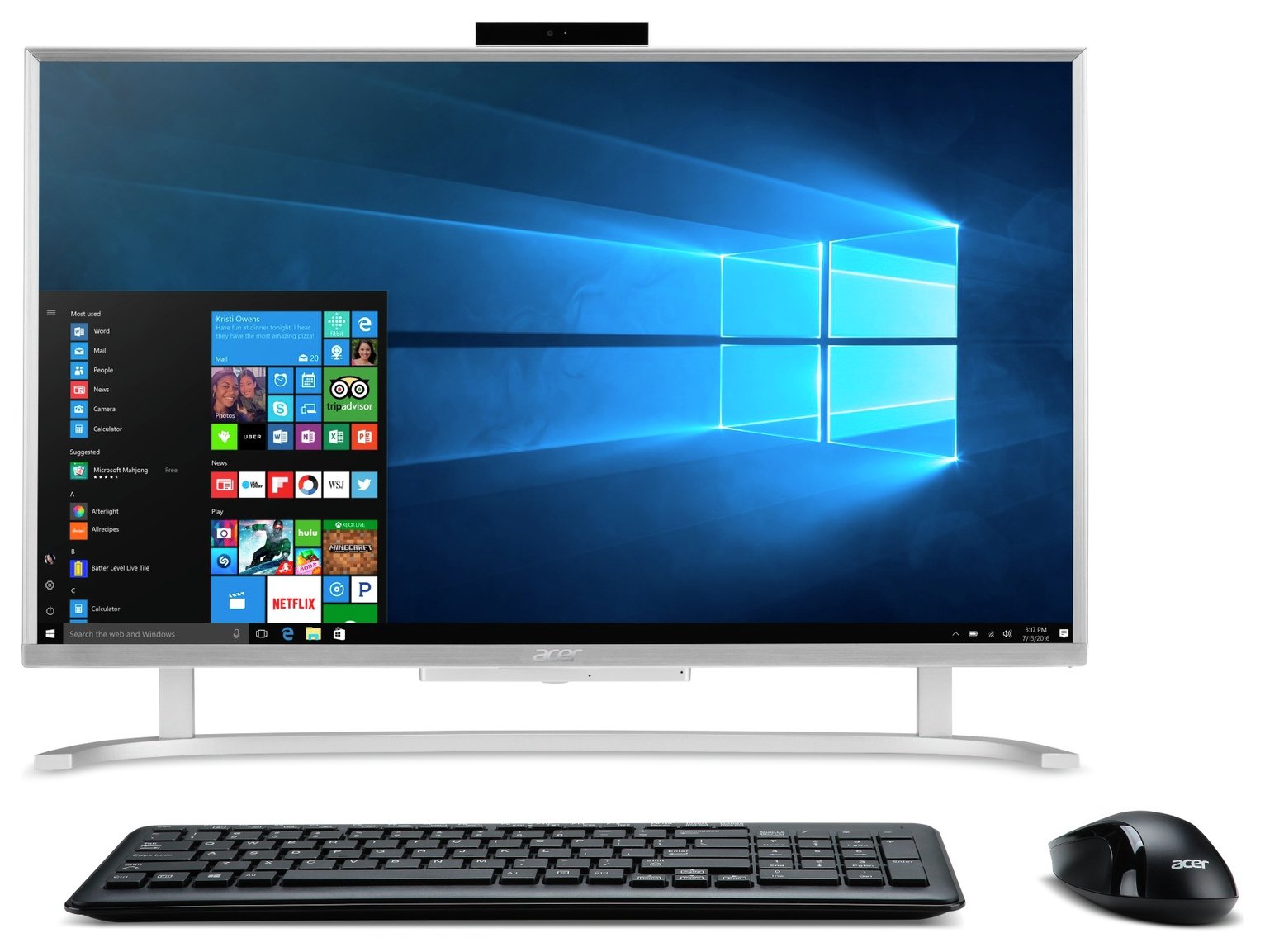 Acer Aspire C22720 21.5 Inch Pentium 4GB 1TB AllinOne PC Reviews