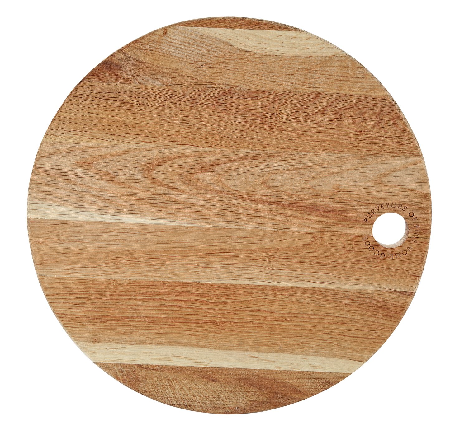 Sainsbury's Home Round Oak Chopping Board