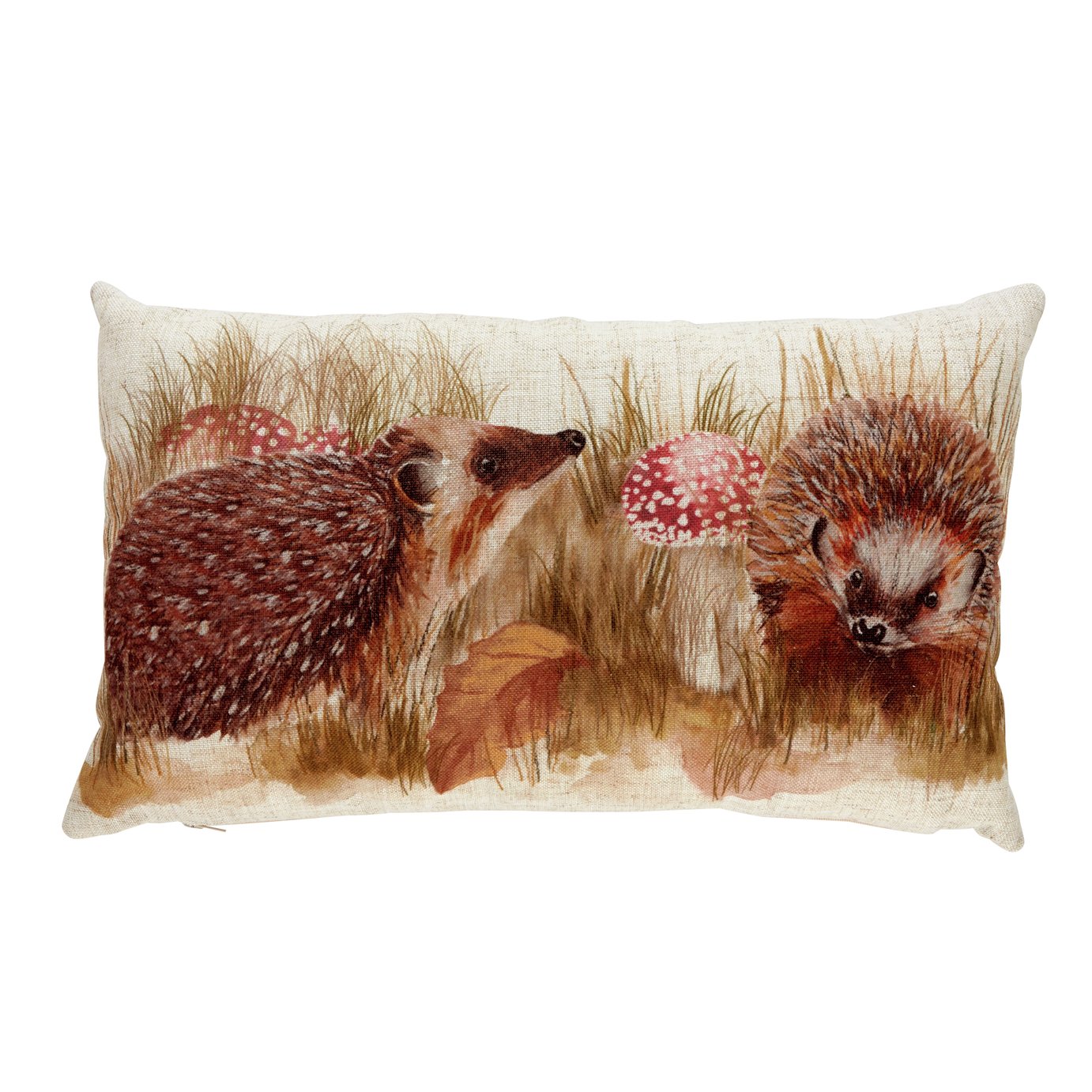 christmas hedgehog cushion