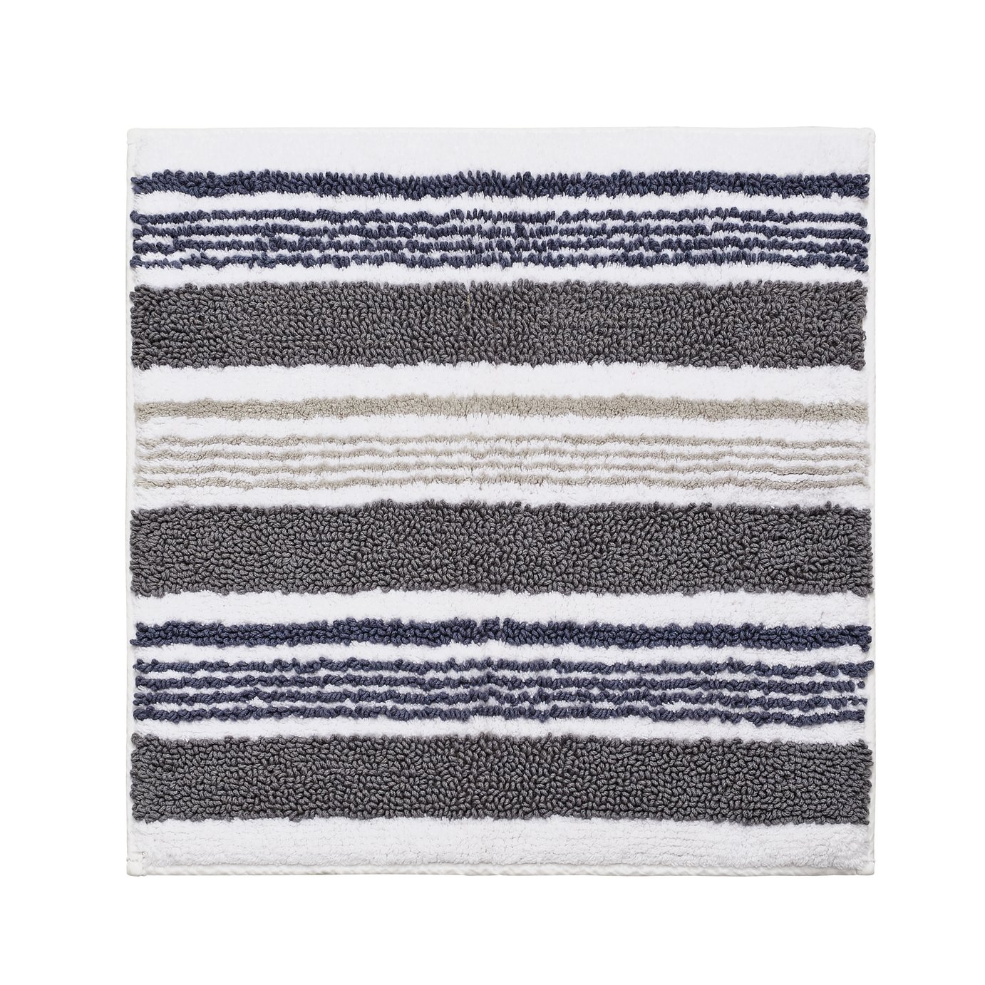 Sainsbury's Home Grey Stripe Shower Mat