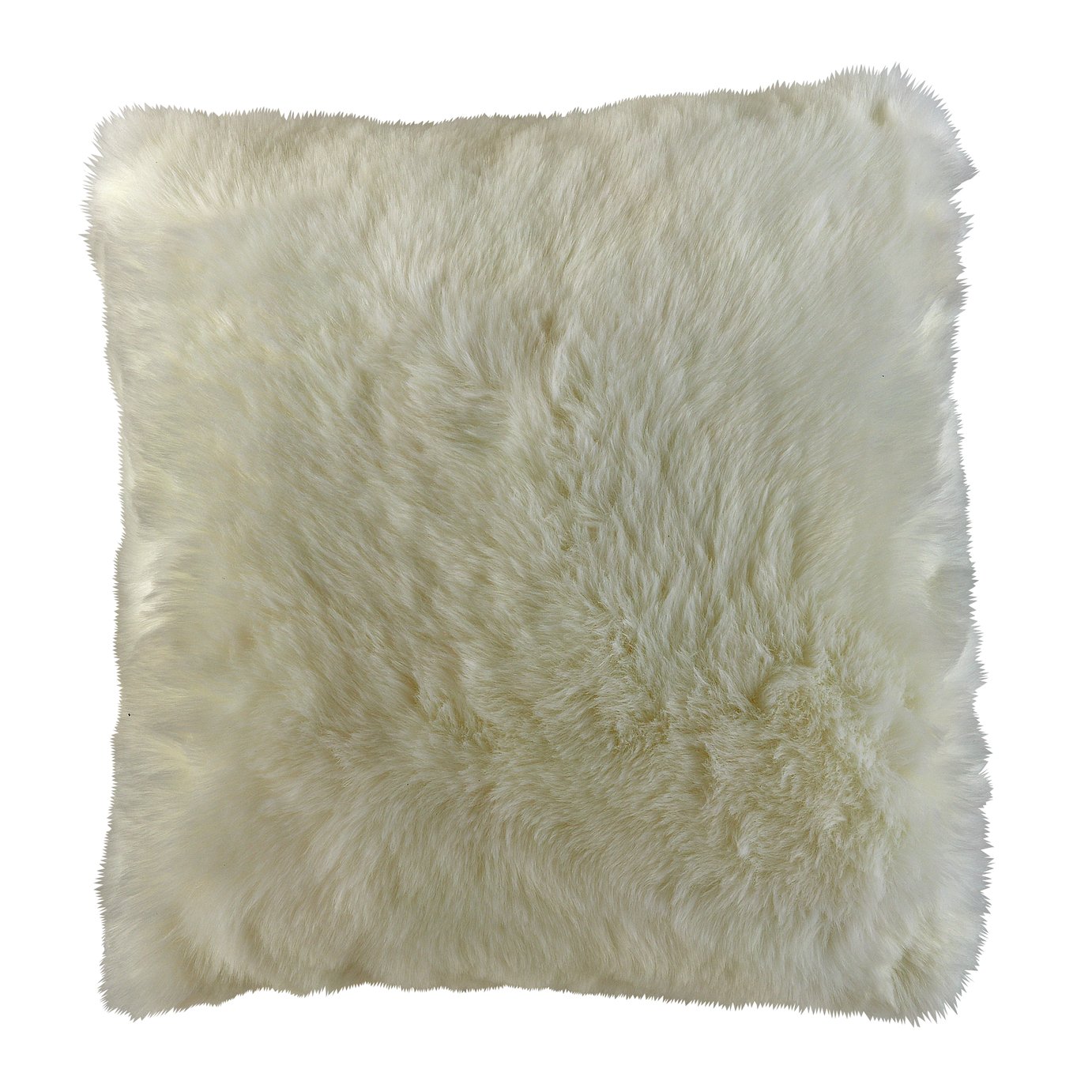Sainsbury's Home White Faux Fur Cushion Reviews