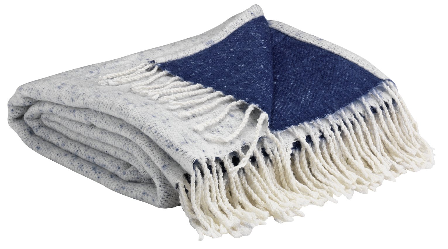 Sainsbury's Home Navy Flecked Tassel Throw review