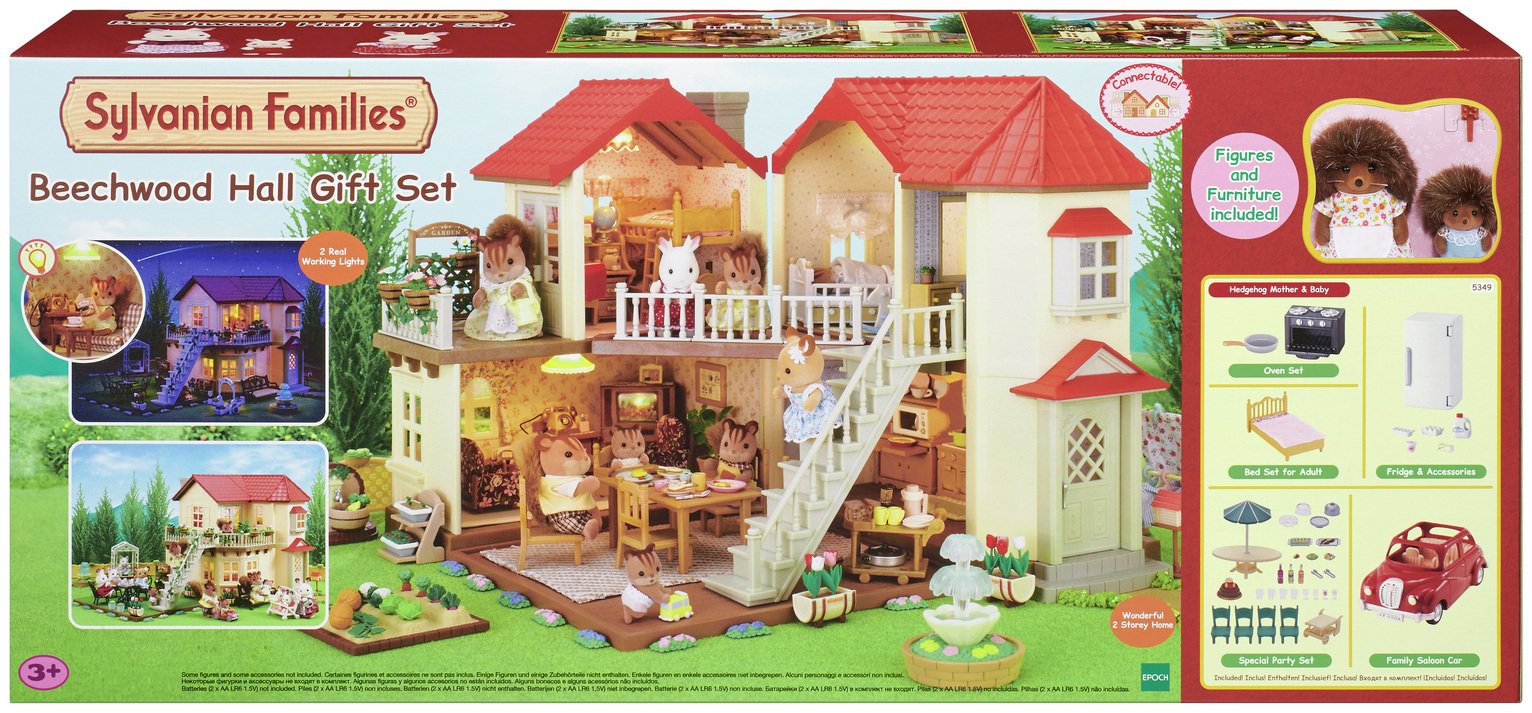 Argos sylvanian families beechwood hall on sale