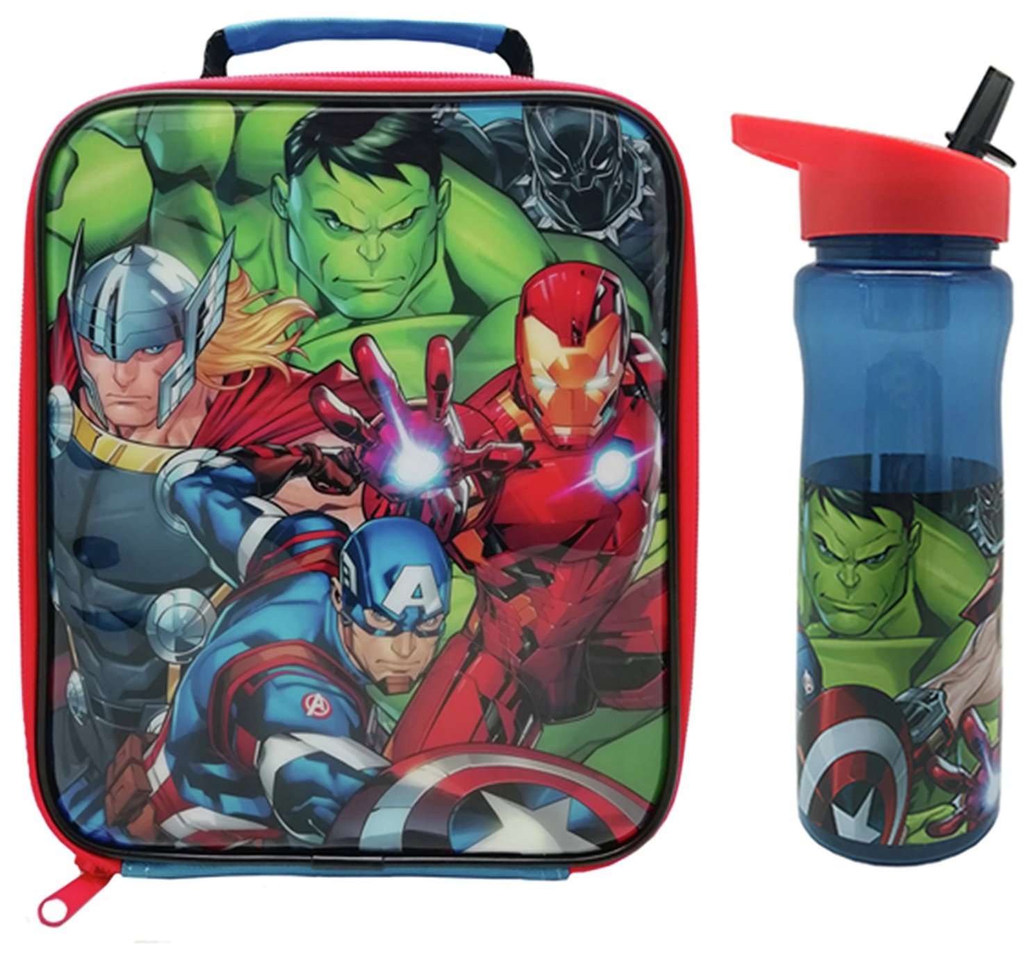 Avengers Classic Lunch Bag & Bottle Set