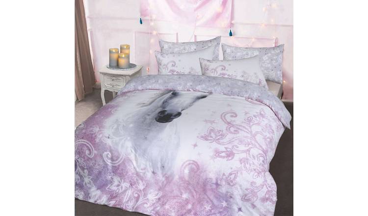 Buy Argos Home Pretty Unicorn Bedding Set Single Duvet Cover