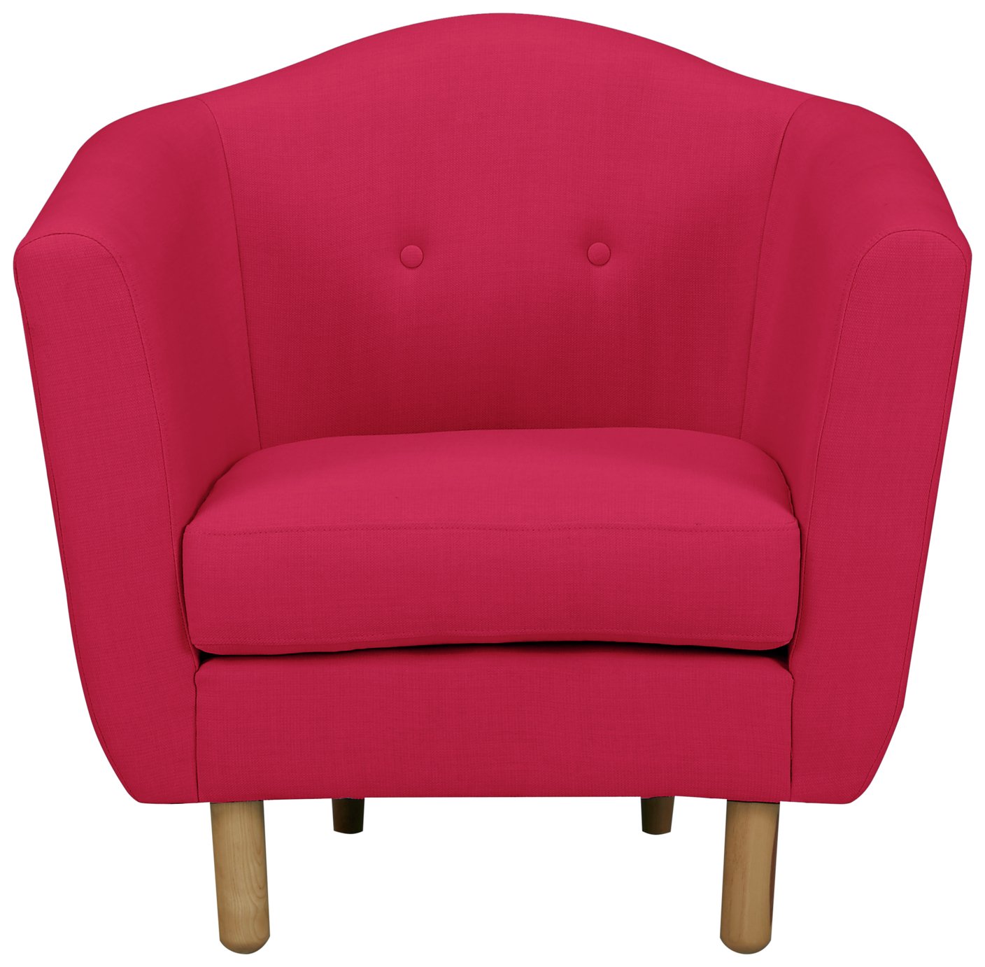 Argos Home Elin Fabric Armchair - Red
