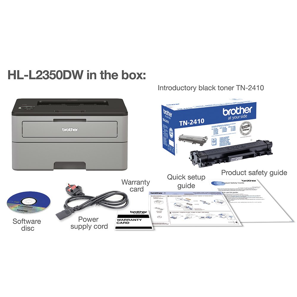 Brother HLL2350DW Mono Laser Printer Reviews