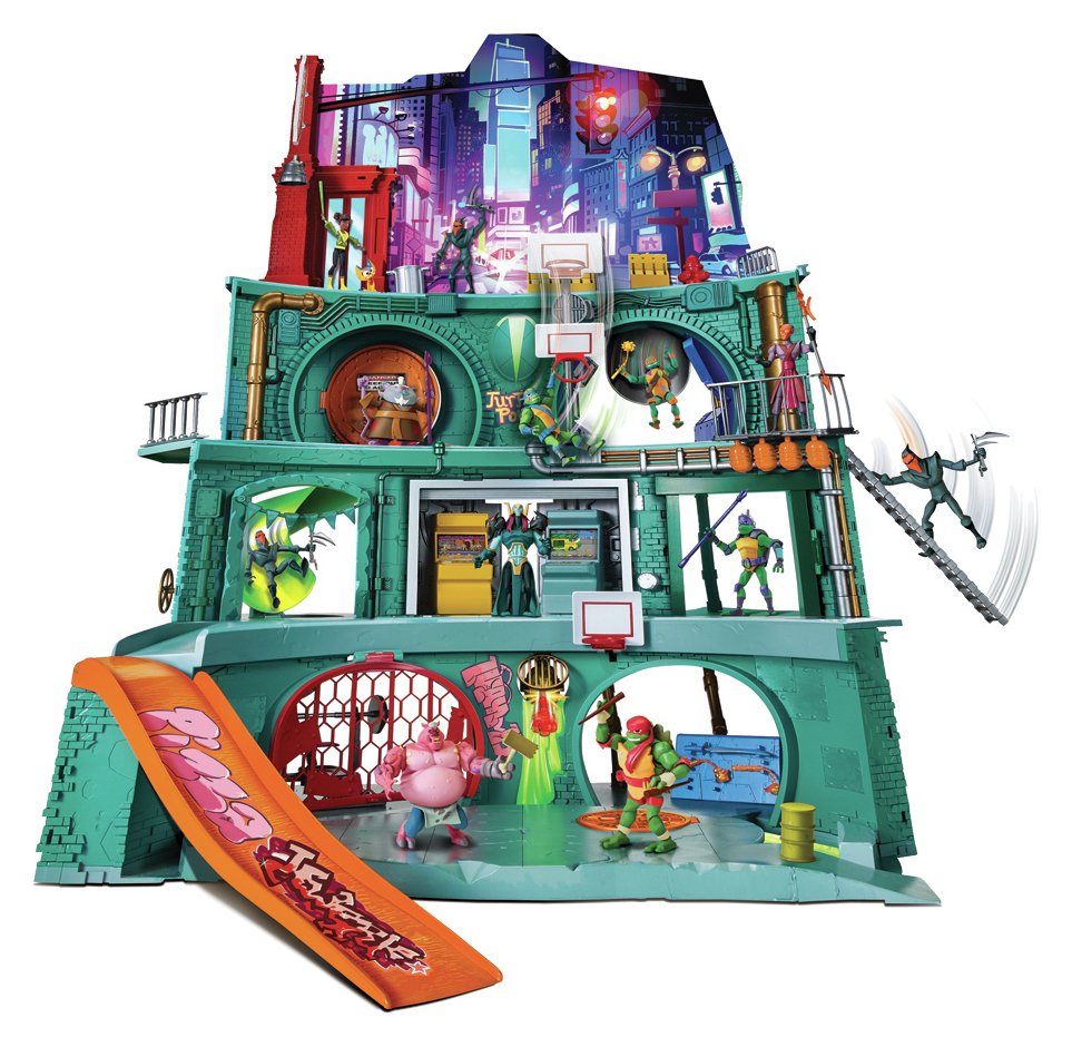 Rise of The Teenage Mutant Ninja Turtles Sewer Lair Playset 8576770 Argos Price Tracker pricehistory