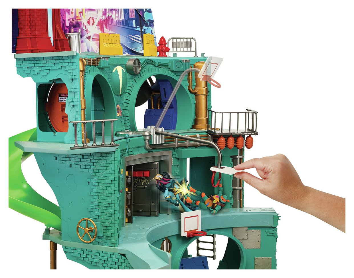 the rise of the teenage mutant ninja turtles epic sewer lair playset