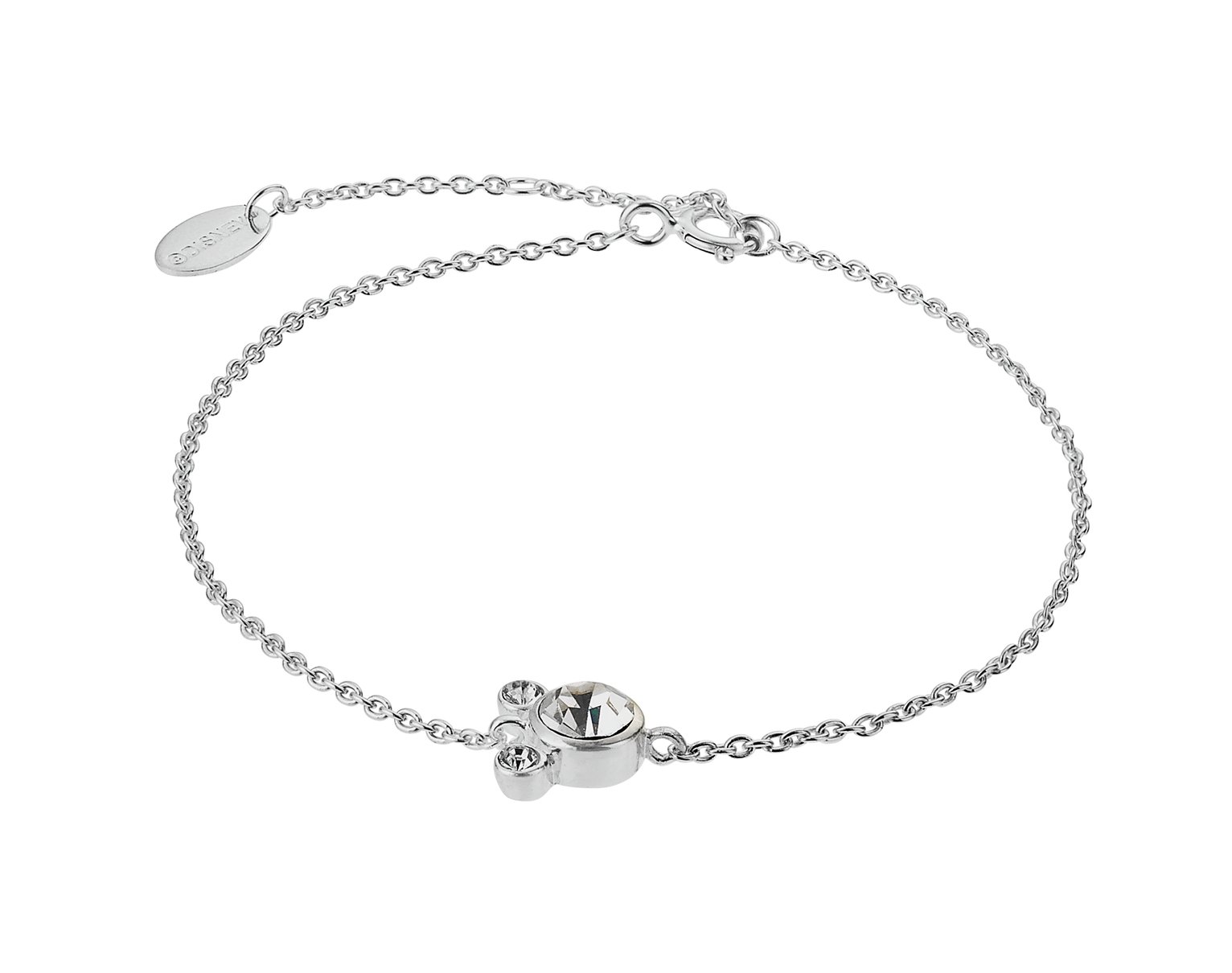 Disney Mickey Mouse Sterling Silver Cubic Zirconia Bracelet Reviews