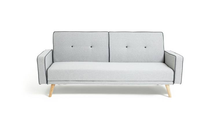 Buy Argos Home Frankie 2 Seater Clic Clac Sofa Bed Grey Sofa Beds Argos