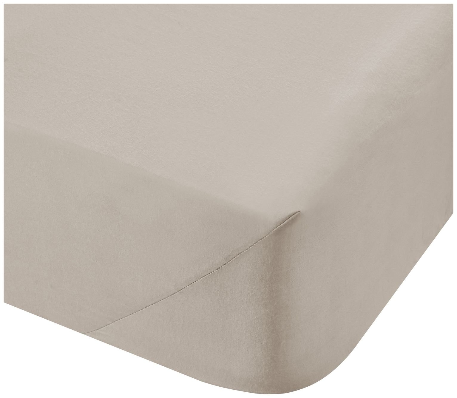 Catherine Lansfield Natural Easy Care Fitted Sheet -Kingsize review